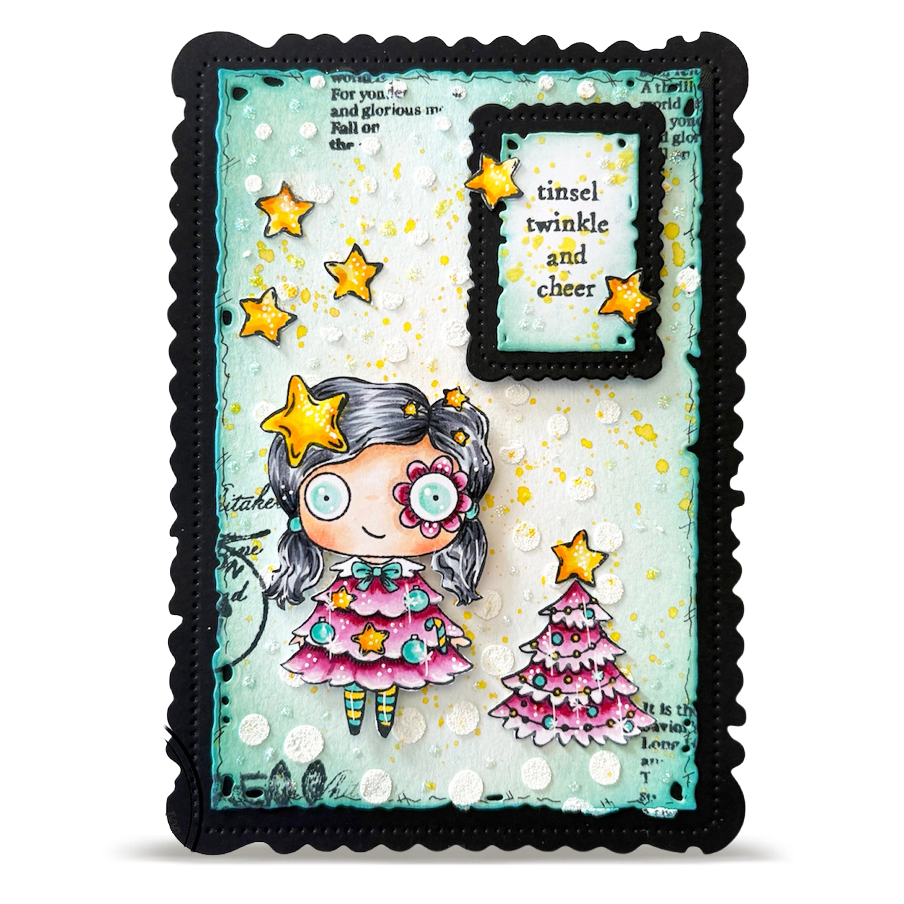 Aall and Create TP-1393 Sparkle Season stempelsett A7 jul
