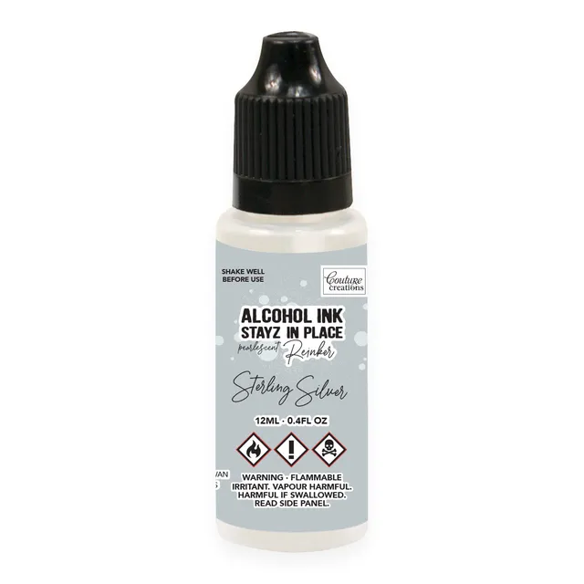 Couture Creations Stayz in Place blekkrefill sterling sølv