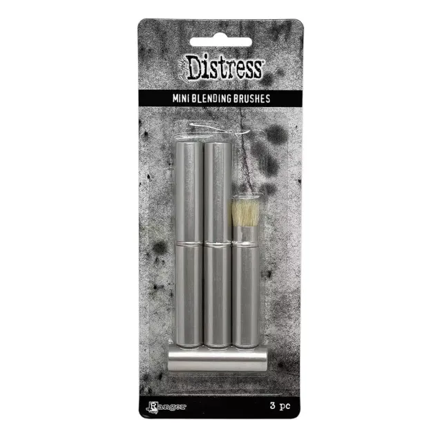 Tim Holtz Distress Mini Blending Brushes børstesett 3 pk