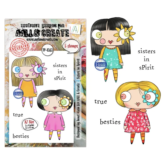 AALL & Create TP-1363 Sisters in Spirit stempelsett A7