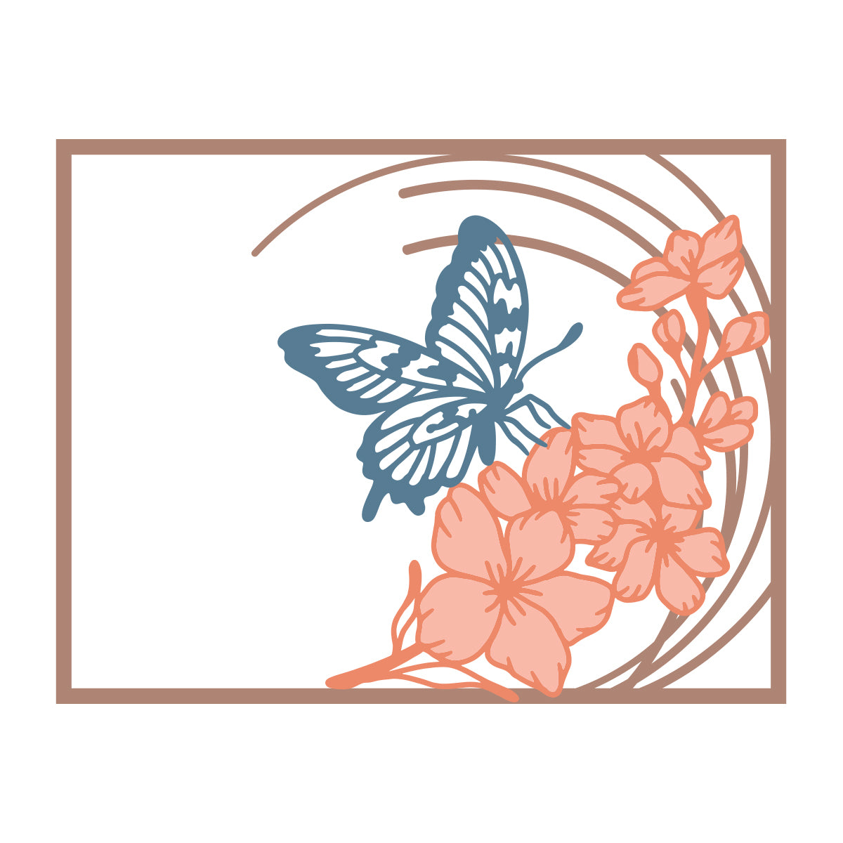 Couture Creations Colourful Moments Swirling Butterfly dies 3-pakning stål
