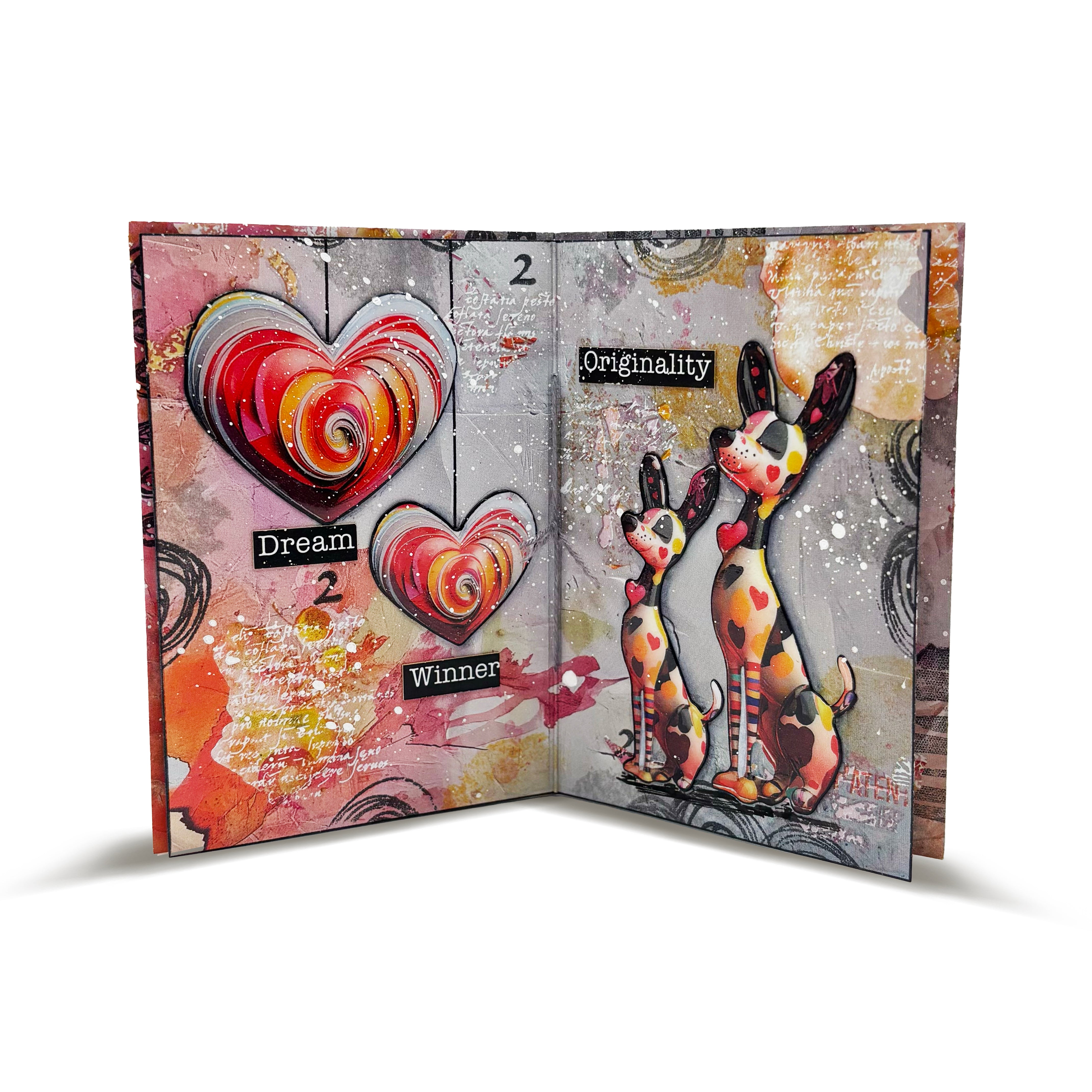 AALL & Create #16 Radiant Pulse designpapir A4 – 10 ark