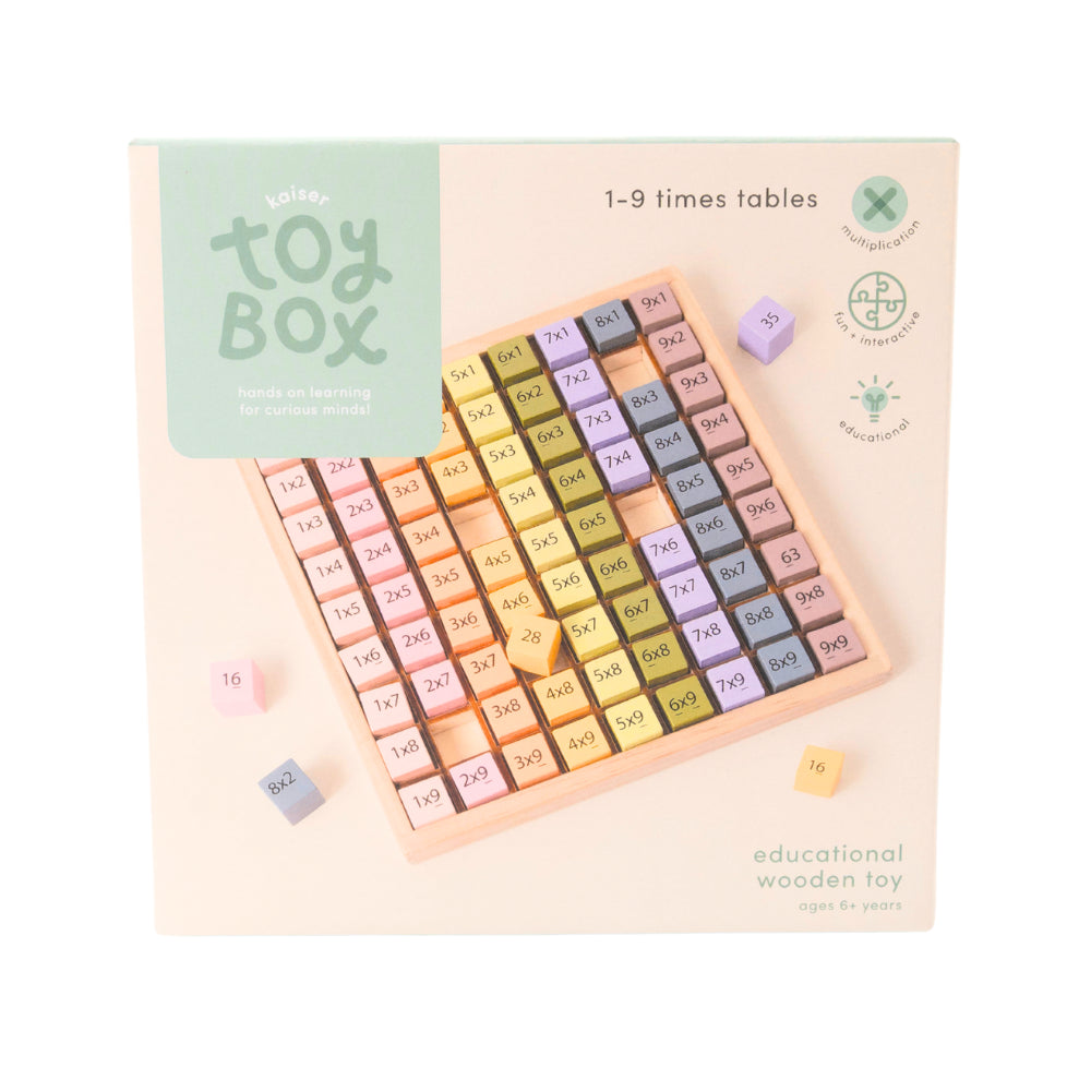 KaiserCraft Toy Box Multiplication Learning Set læringsspill 81 deler