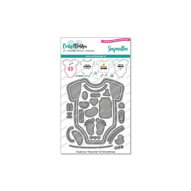 CarlijnDesign Rompertje CDSN-0151 dies body 9 cm