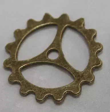 Korthobby Gear 3 tannhjul metallpynt bronse