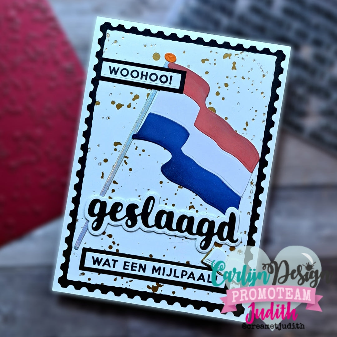 CarlijnDesign Kleine Spetters CDHF-0068 hotfoilplate A6