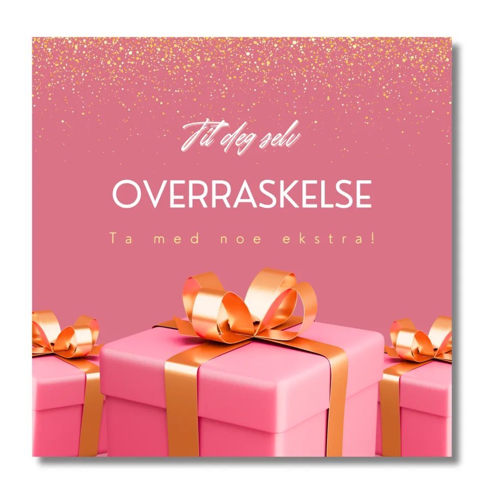 Papirglede Overraskelse dies overraskelsespose
