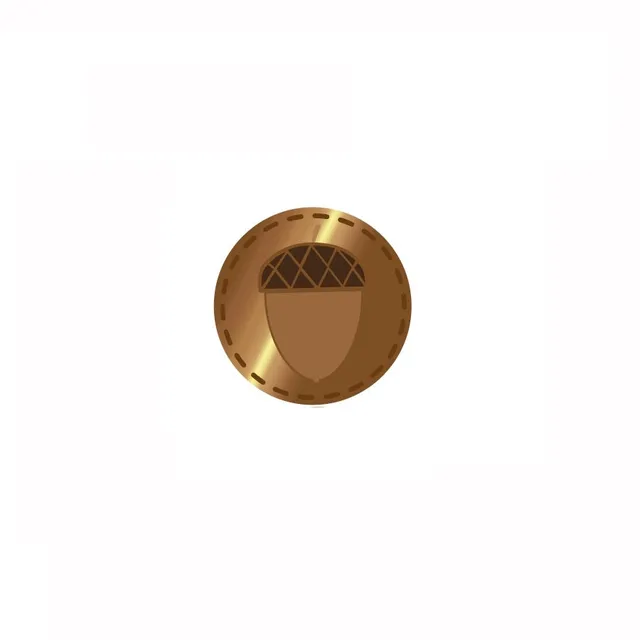 CarlijnDesign Waxzegel 29 CDWX-0046 voksstempel eikenøtt med skaft