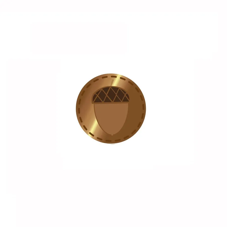 CarlijnDesign Waxzegel 29 CDWX-0046 voksstempel eikenøtt med skaft