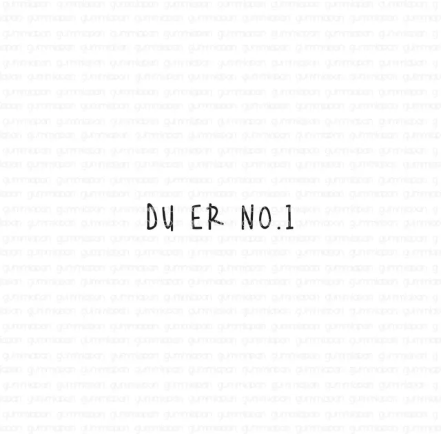 Gummiapan Du er no.1 stempel umontert norsk