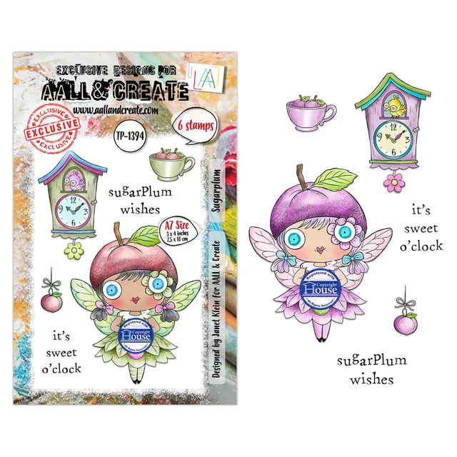 AALL & Create TP-1394 Sugarplum stempelsett A7