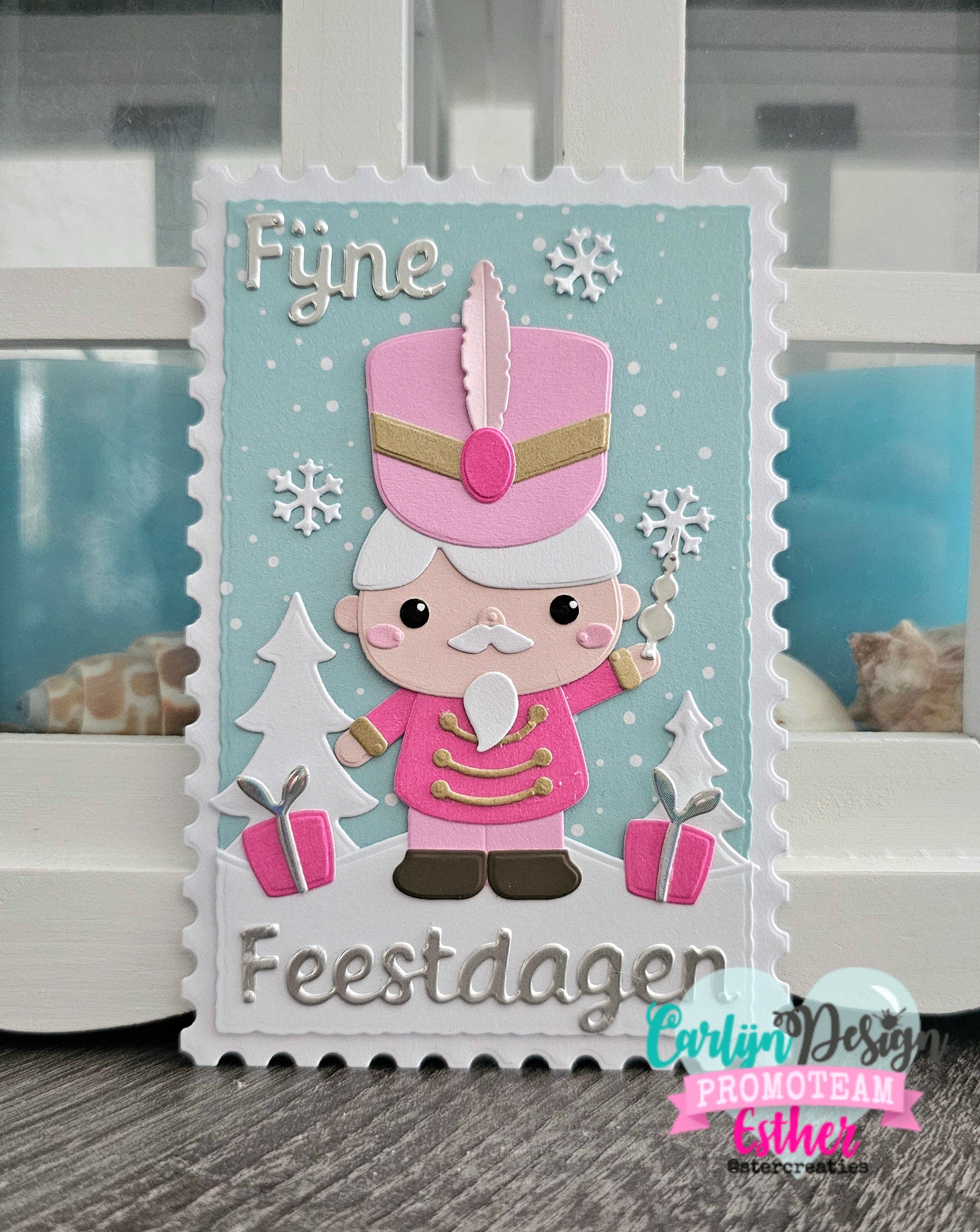 CarlijnDesign Nutty Nutcrackers CDSN-0317 dies nøtteknekker jul