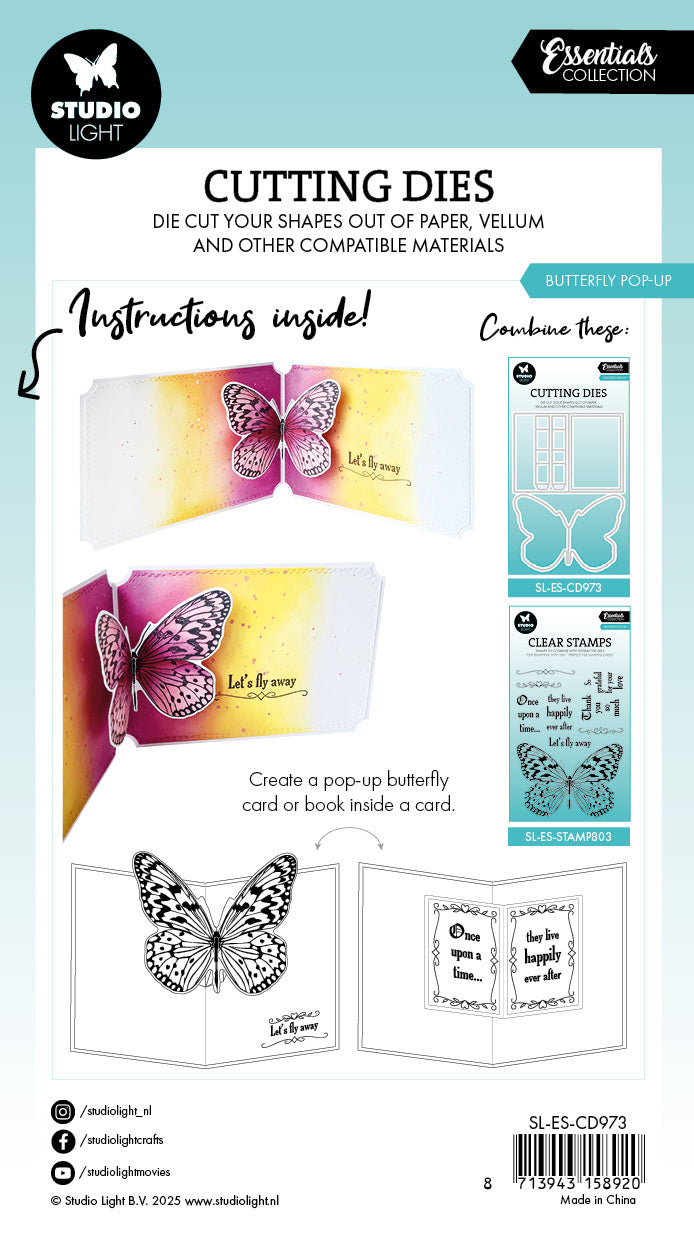 Studio Light Essentials Pop-up kuttemal til 3D-kort