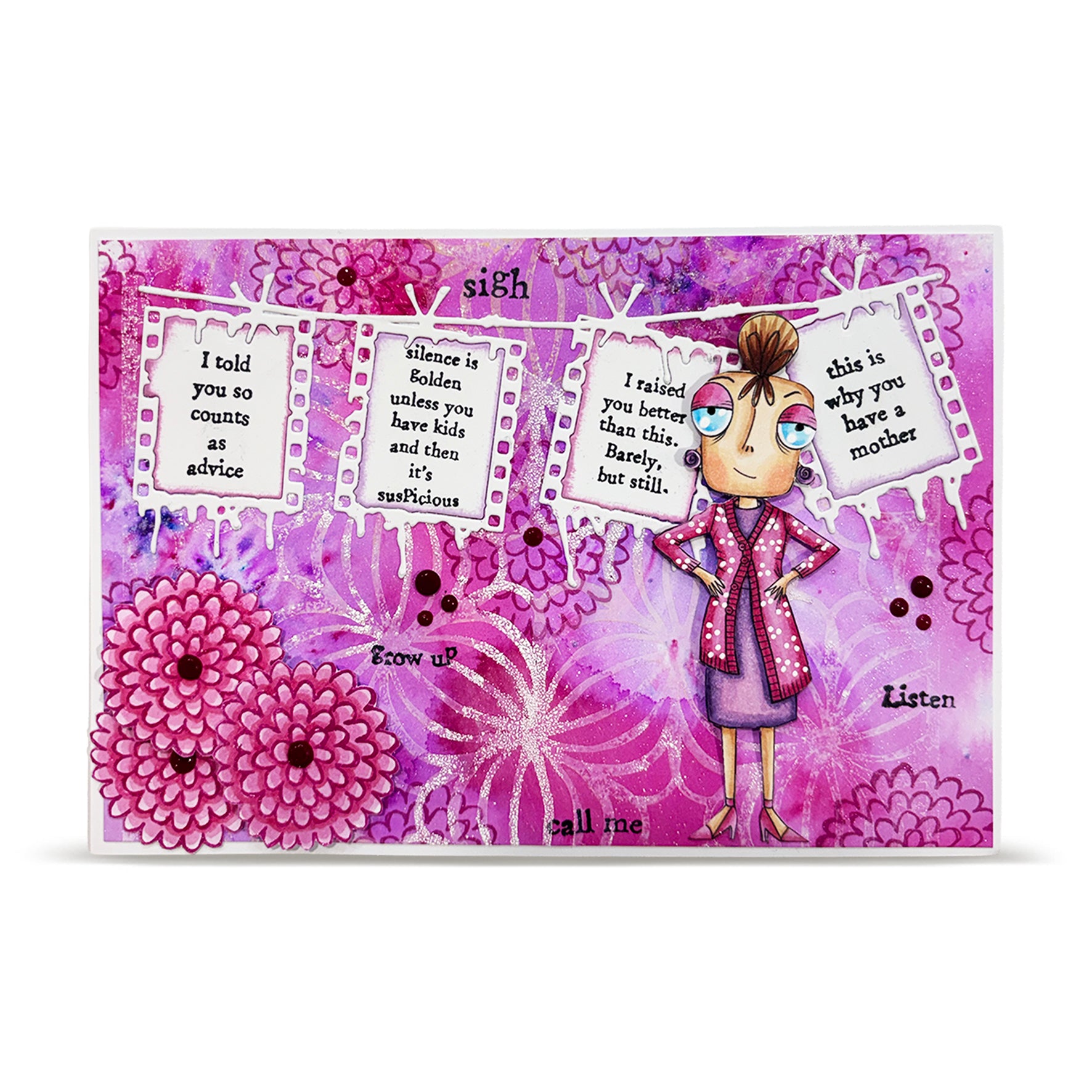 AALL & Create TP-1436 Mother Dee stempel A7 9 motiv
