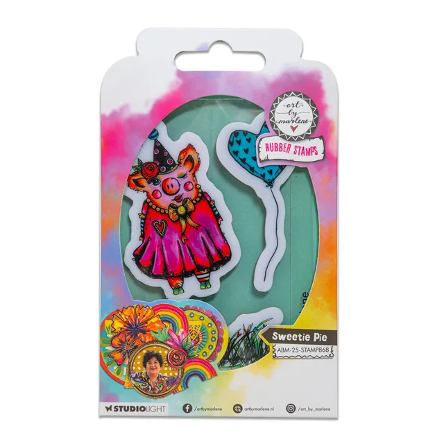Art by Marlene Sweetie Pie clingstempel 48x82 mm