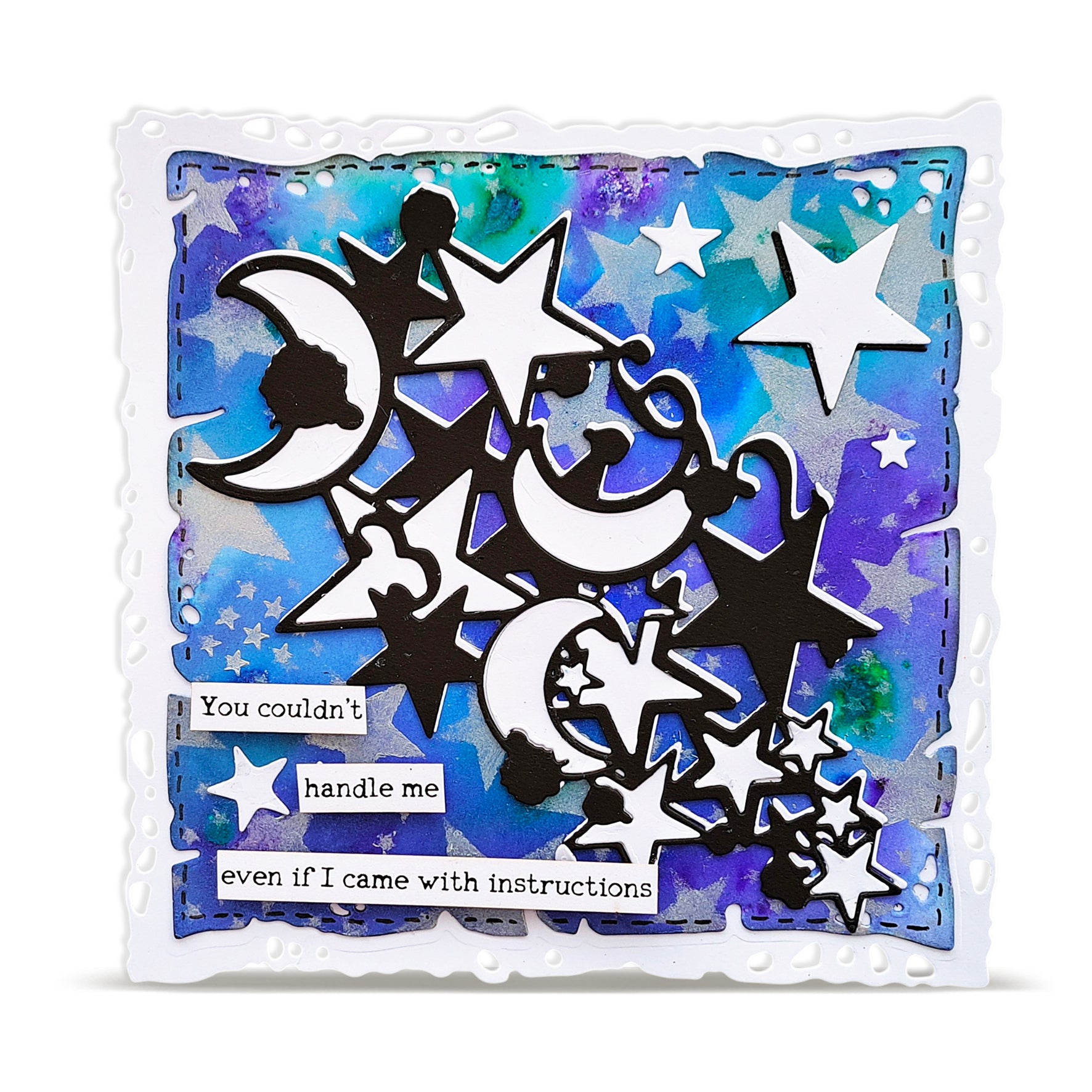 AALL & Create DI-24 Moon Stars diesett 8,6x15,5 cm 1 die