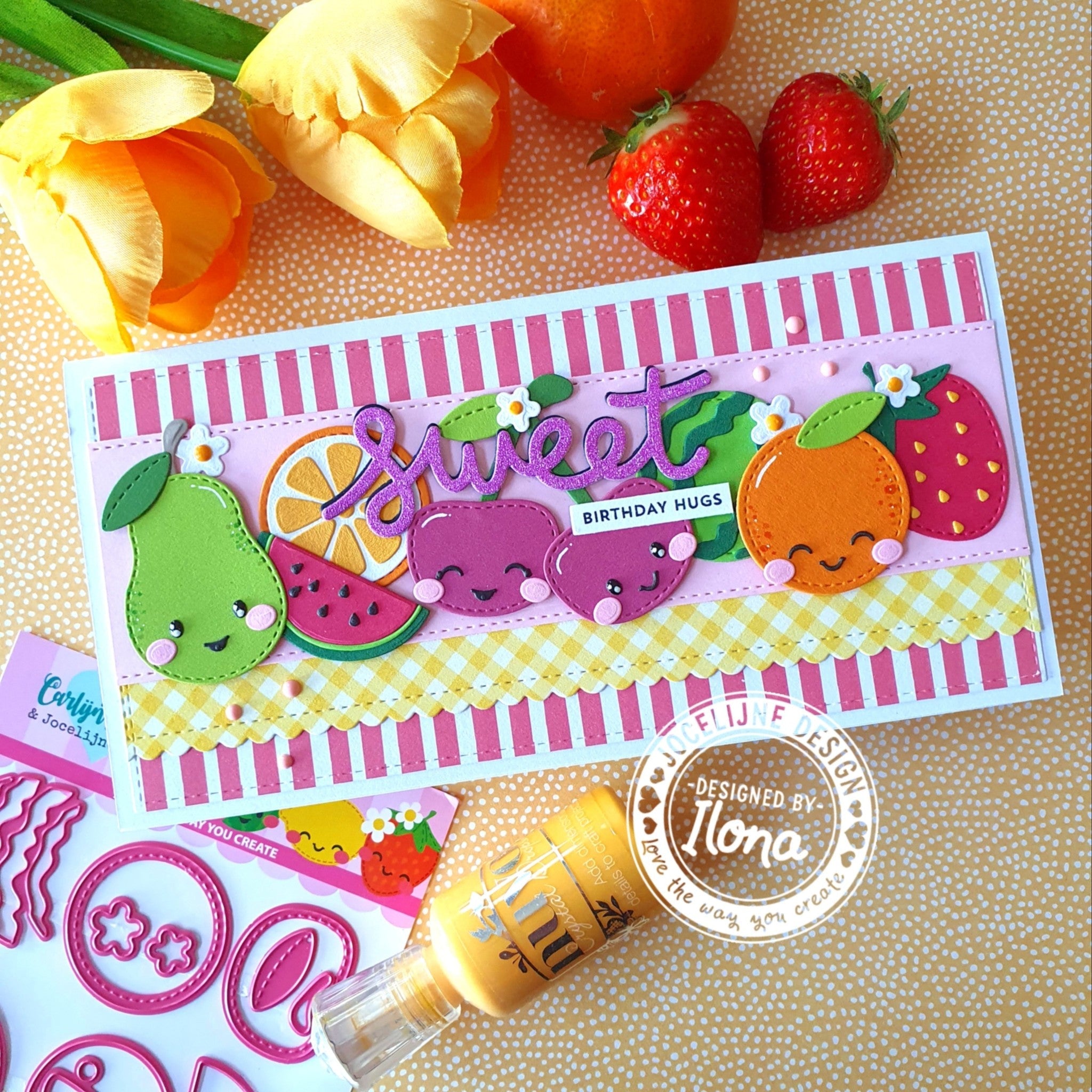 CarlijnDesign Fruity Smiles CDJD-0029 dies frukt