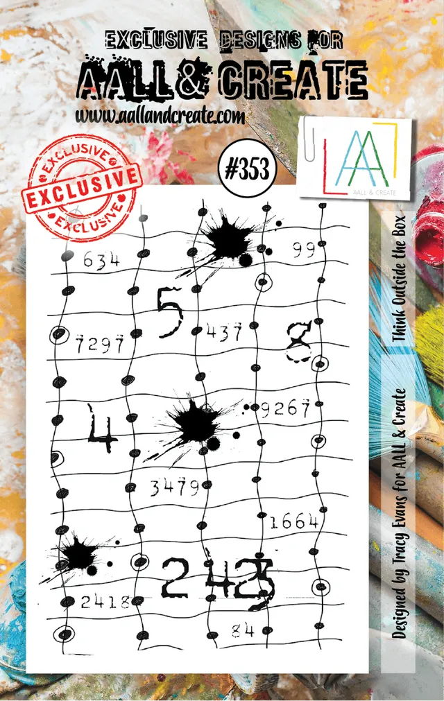 AALL & Create 353 Think Outside The Box stempelsett A7