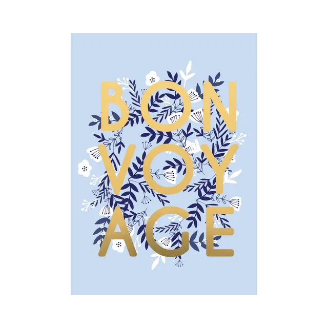 KaiserCraft Celebrate Bon Voyage gratulasjonskort 13x18 struktur