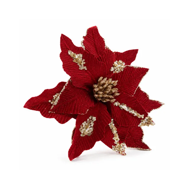 KaiserCraft Plum Pudding julestjerne rød 4 pk 20 cm