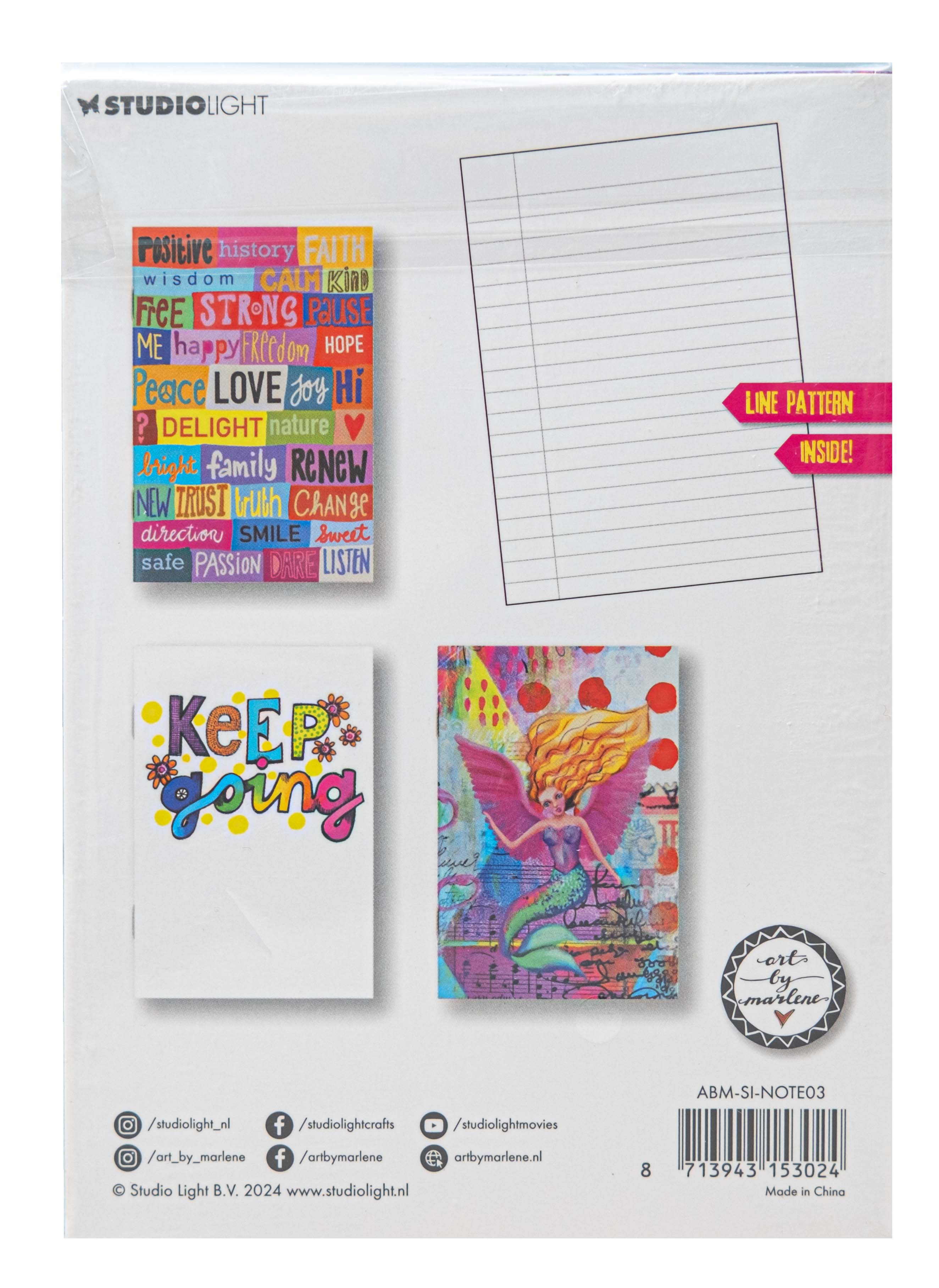Art by Marlene Signature notatbok A6 3 design