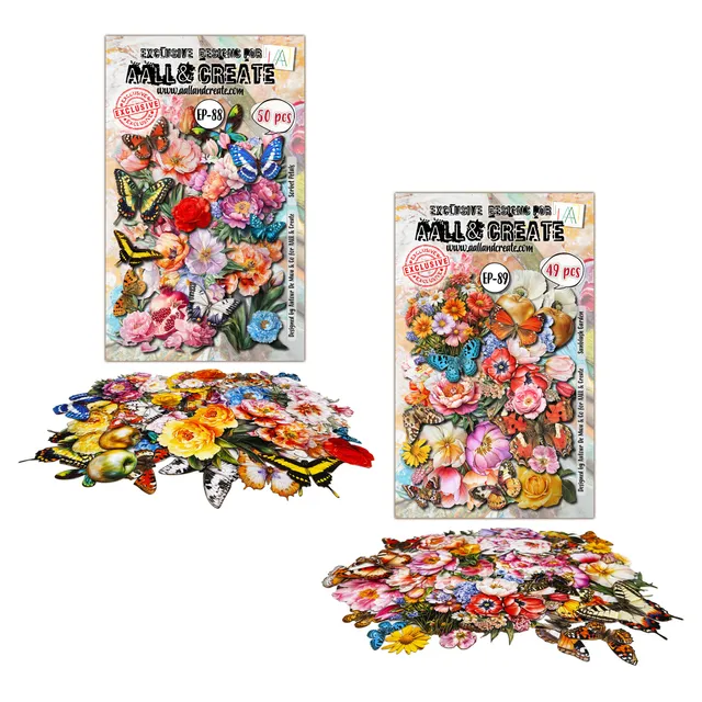 AALL & Create Meadow Bloom EP-088-089 dieskutt 99-pk blomster