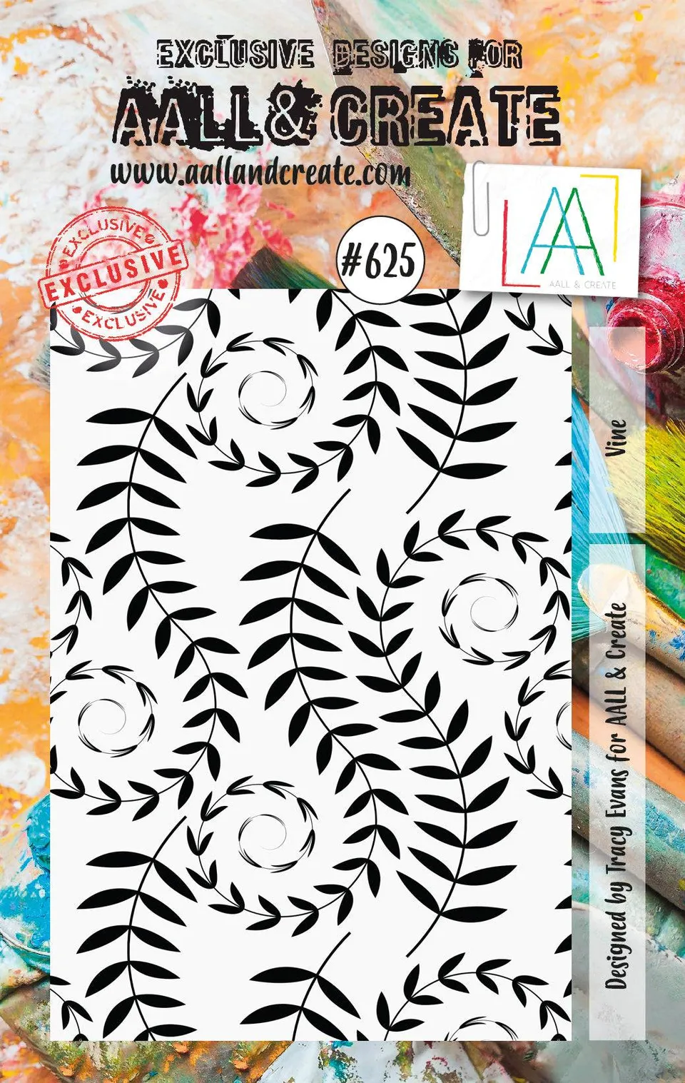 AALL & Create 625 Vine stempelsett A7 – rankemotiv