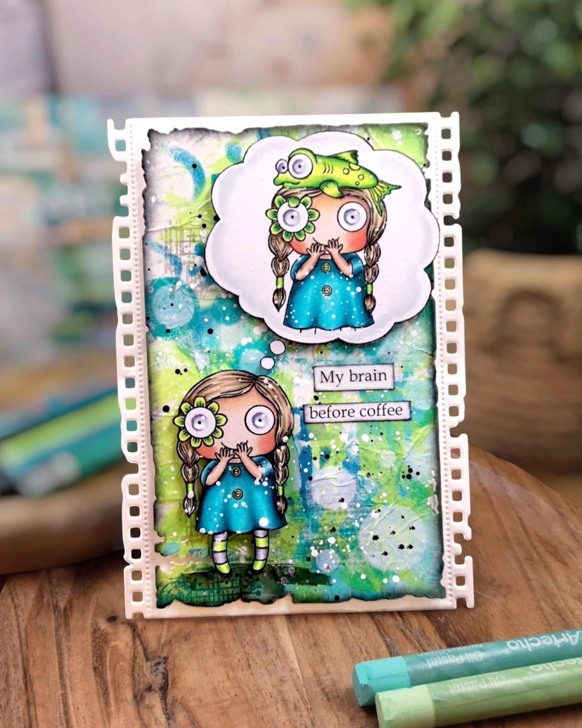 Aall and Create Got Giggles TP-1358 stempelsett A7 fotopolymer