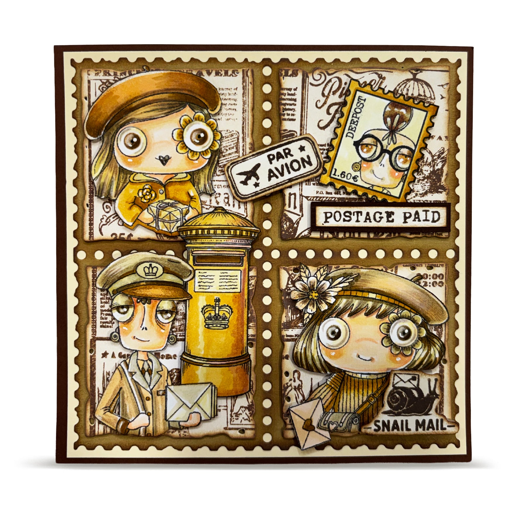 AALL & Create TP-1377 Paper Hug stempelsett 6 stk