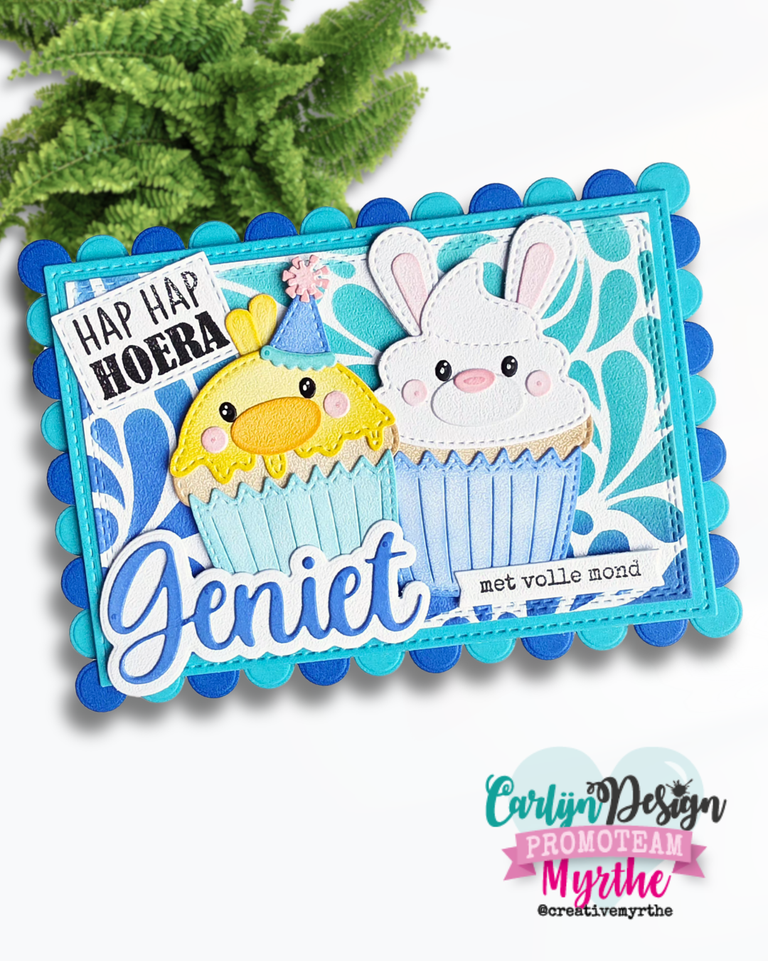 CarlijnDesign Party Cupcakes CDJD-0091 dies bursdag