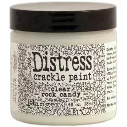 Tim Holtz Distress Crackle Paint Clear Rock Candy 118ml