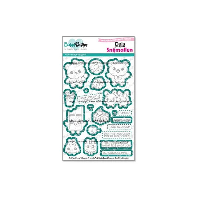 CarlijnDesign Choco Friends CDSN-0332 dies sjokolade