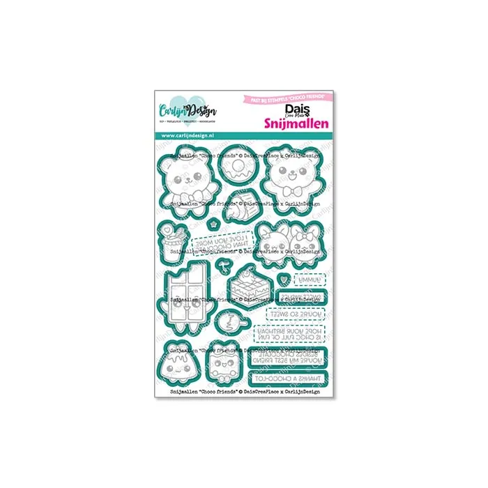CarlijnDesign Choco Friends CDSN-0332 dies sjokolade