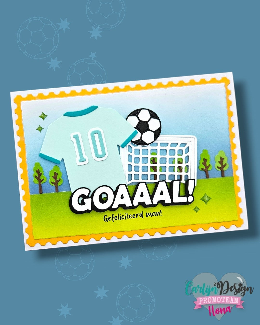 CarlijnDesign CDSN-0388 dies Fotball-ikoner goal-sett