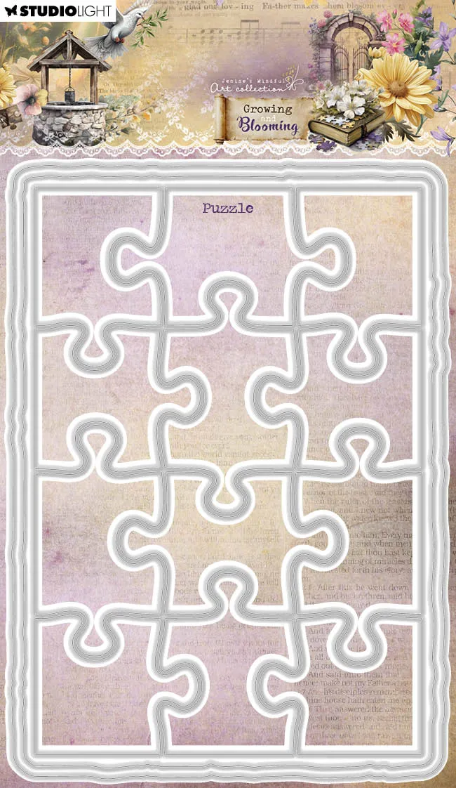 Jenine’s Mindful Art Growing & Blooming dies Puzzle puslespill