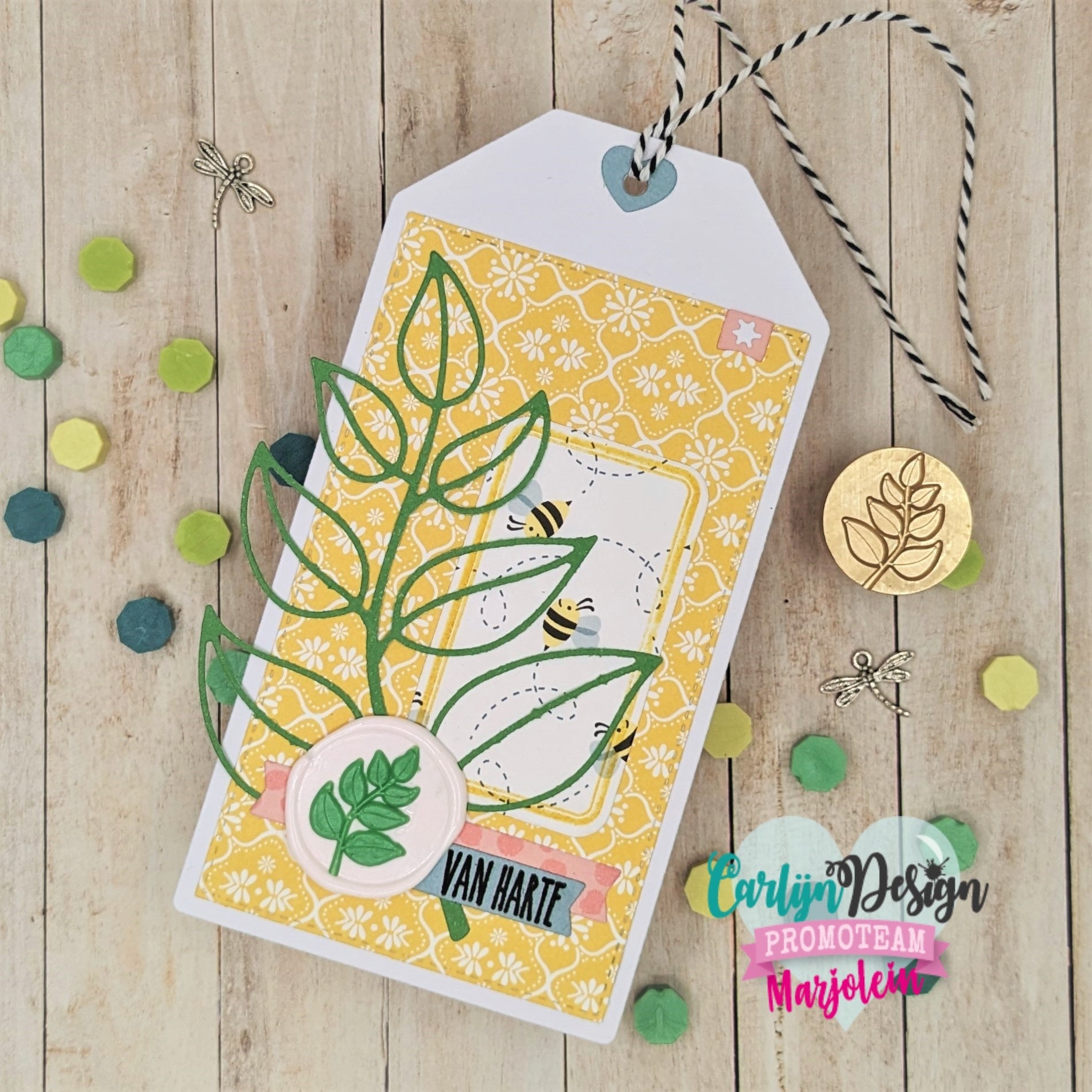 CarlijnDesign Greens CDWX-0036 voksperler 30g grønn