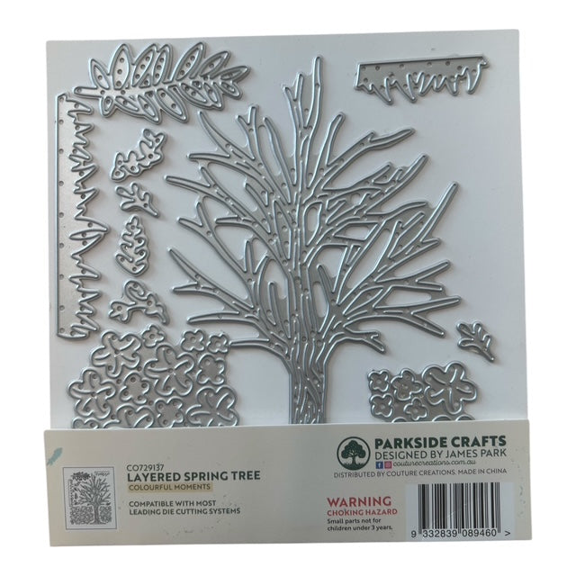 Couture Creations Colourful Moments Spring Tree die 11 deler