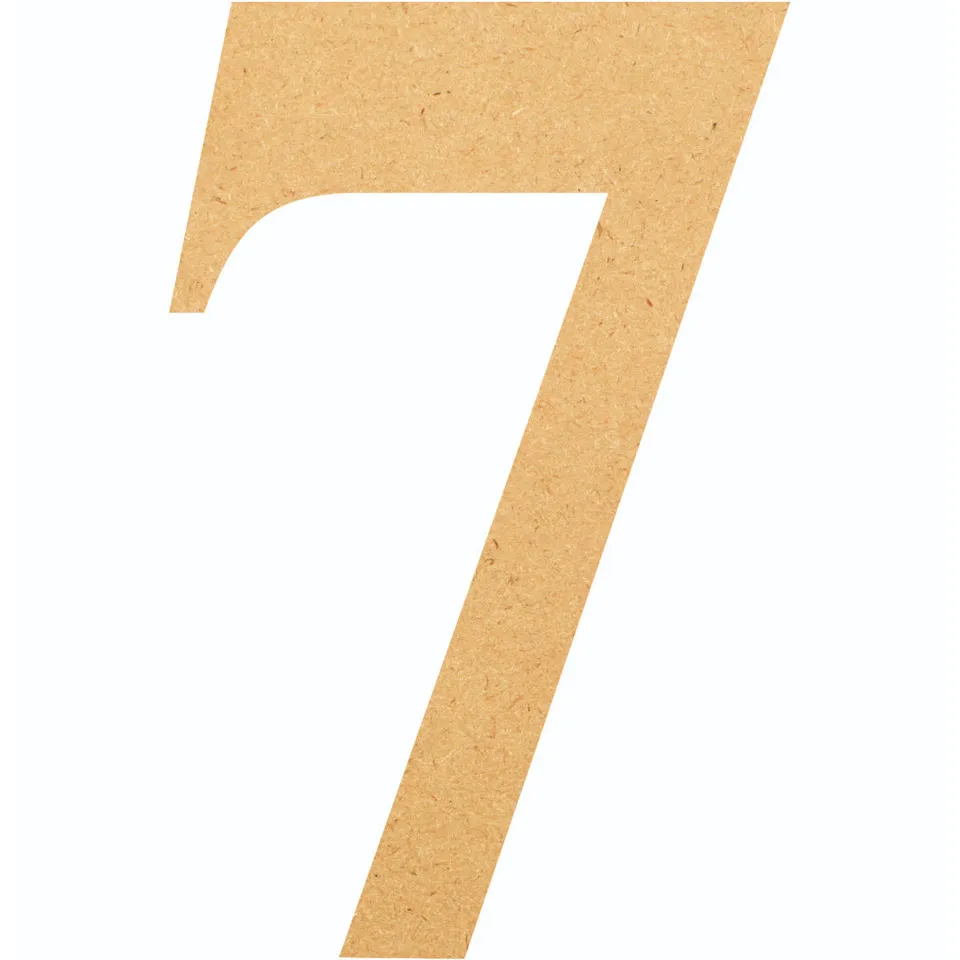 KaiserCraft Monologue Number 7 MDF-tall 17 cm