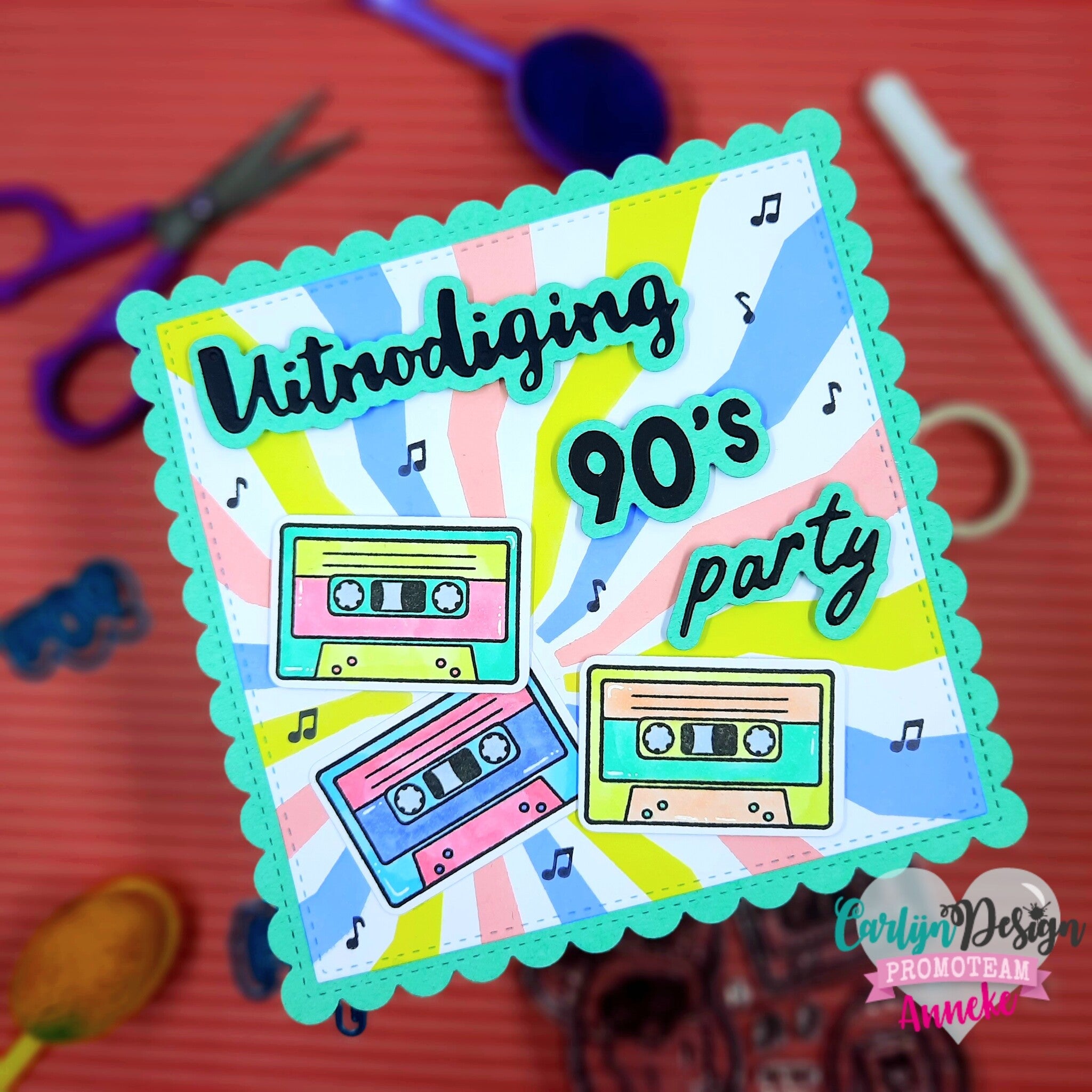 CarlijnDesign Retro 80s & 90s CDSN-0258 dies party
