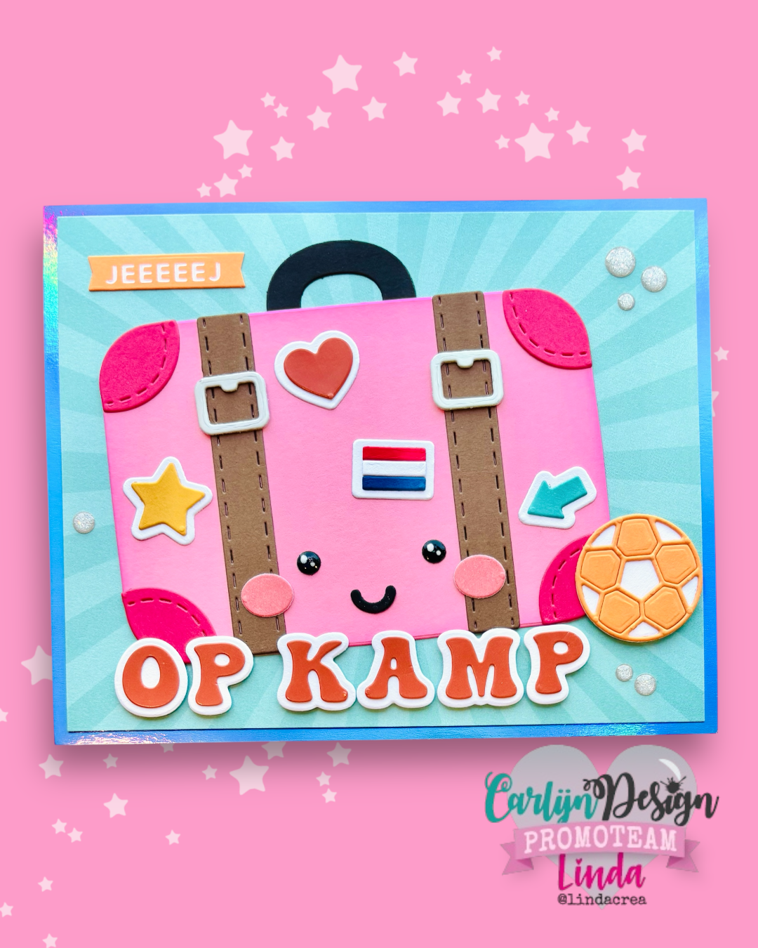CarlijnDesign Let's Travel CDJD-0060 dies koffert