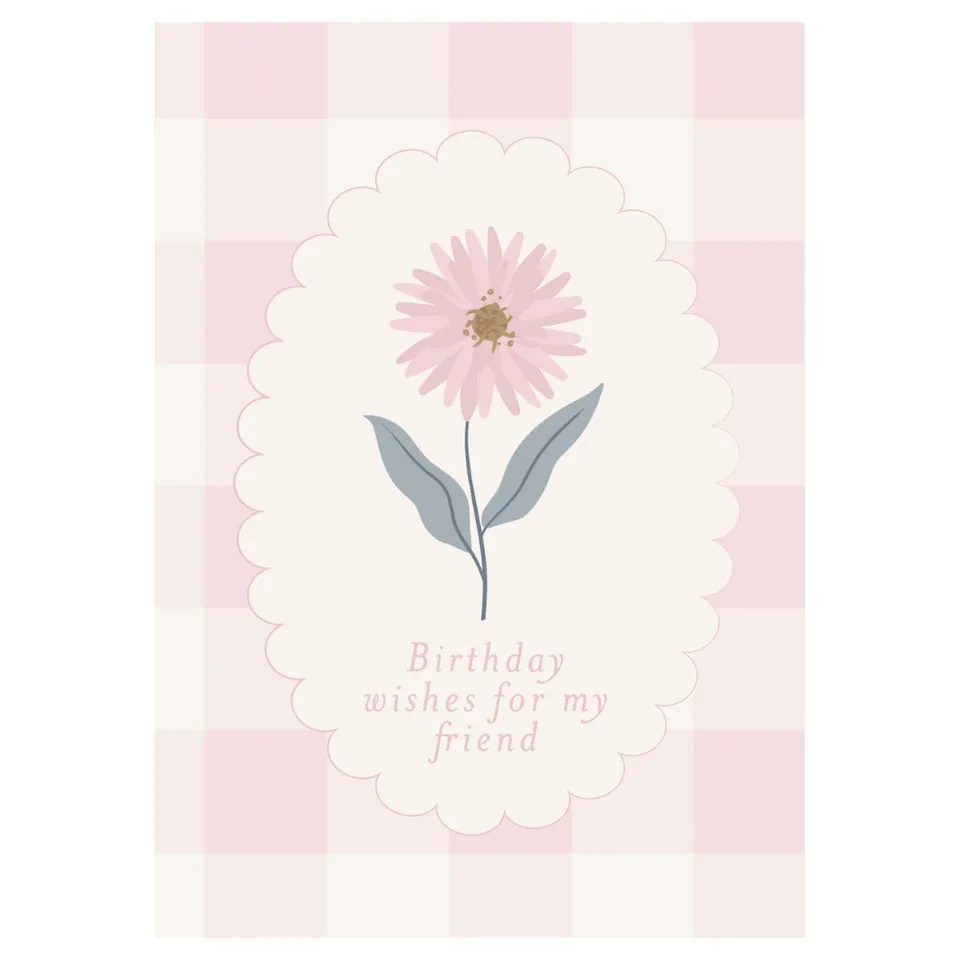 KaiserCraft Garden Meadow For My Friend gratulasjonskort 13x18