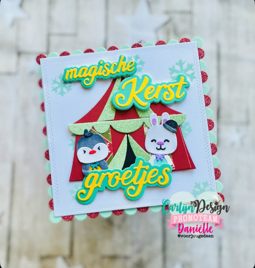 CarlijnDesign Kerst Circus CDSN-0405 dies jul