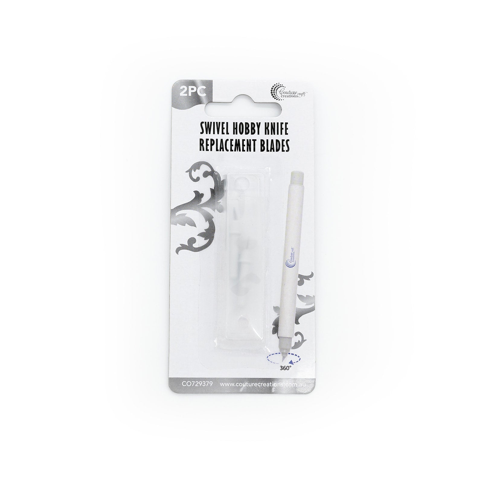 Couture Creations Swivel Hobby Knife reserveblad 2-pk
