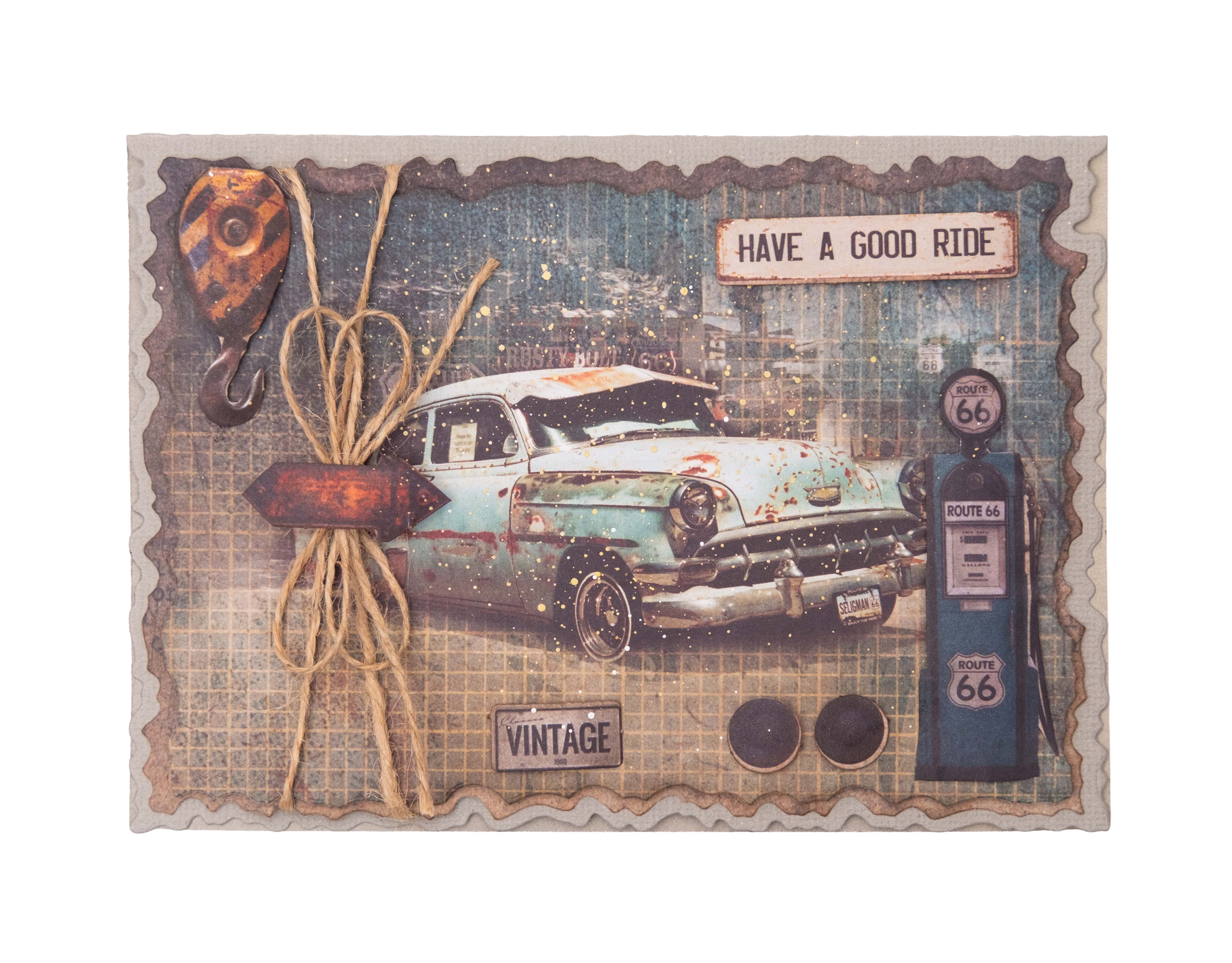 Studio Light Gearhead's Workshop die-cut blokk 20 ark