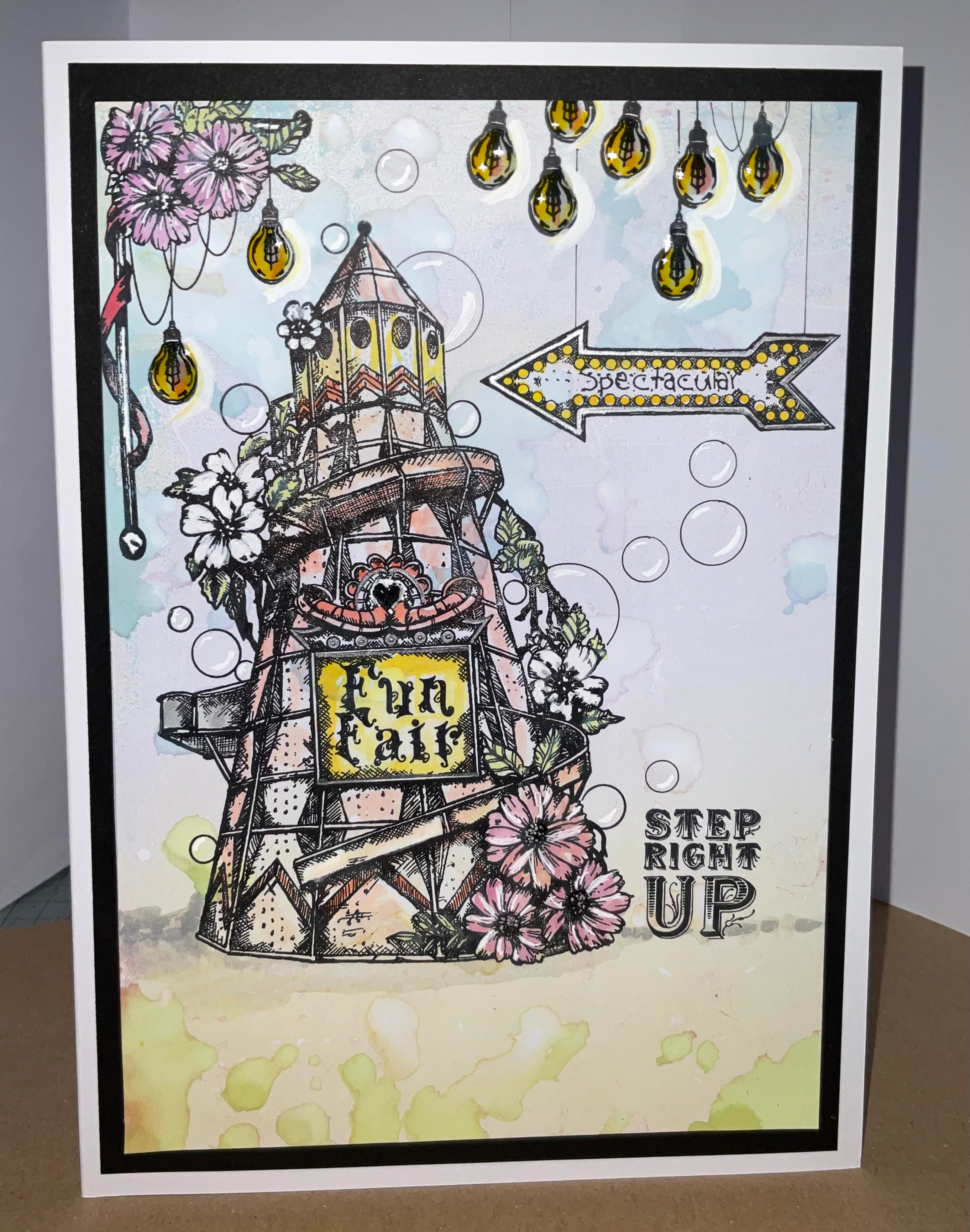 Aall and Create TP-828 Spiralling Delights stempelsett A5