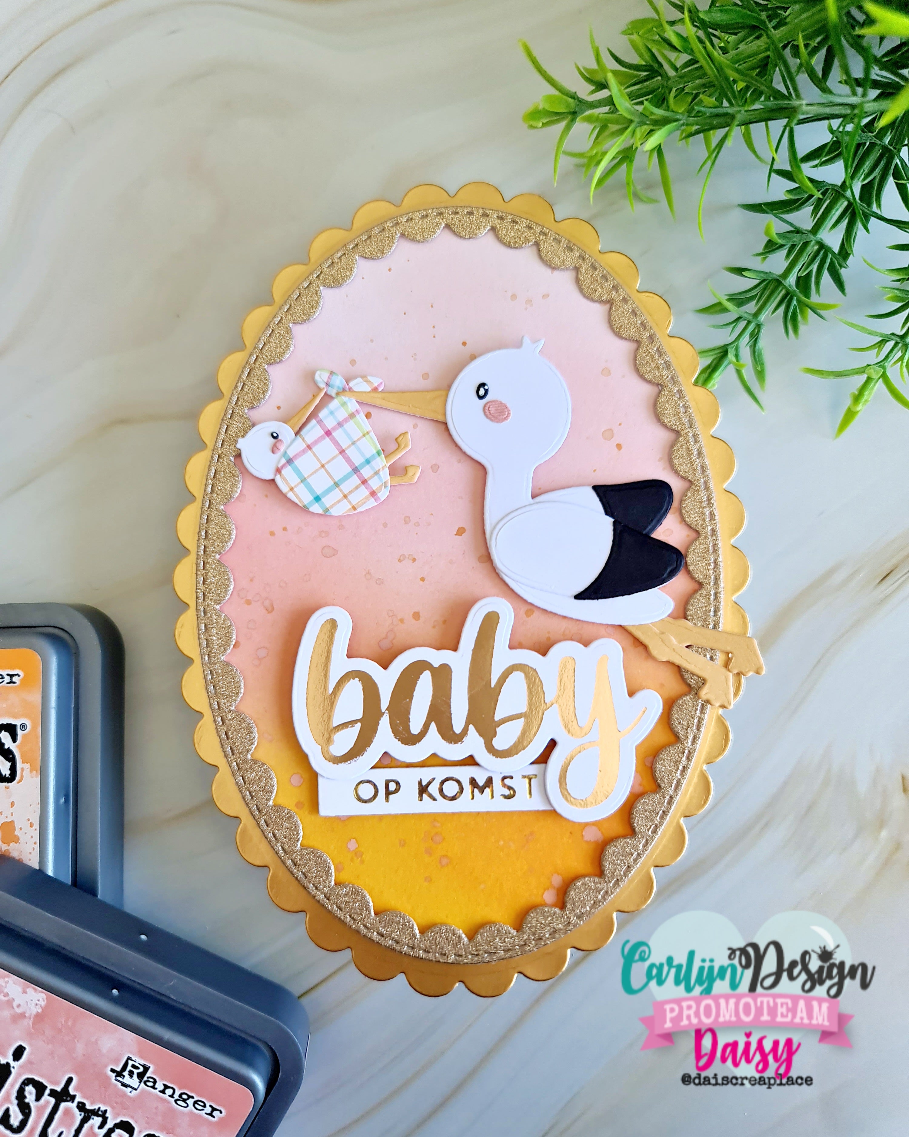 CarlijnDesign Baby baby CDHF-0078 hot foil-plate baby