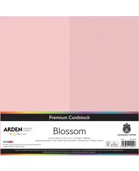 Arden Blossom kartong 12x12 premium rosa