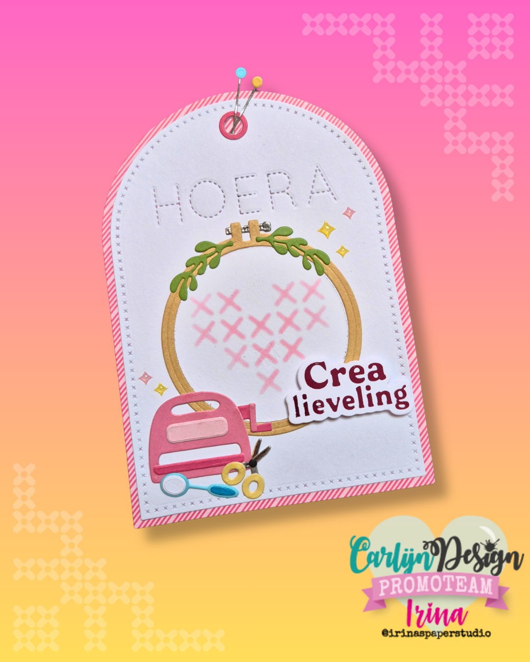 CarlijnDesign CDJD-0075 dies Stitched Alphabet preging