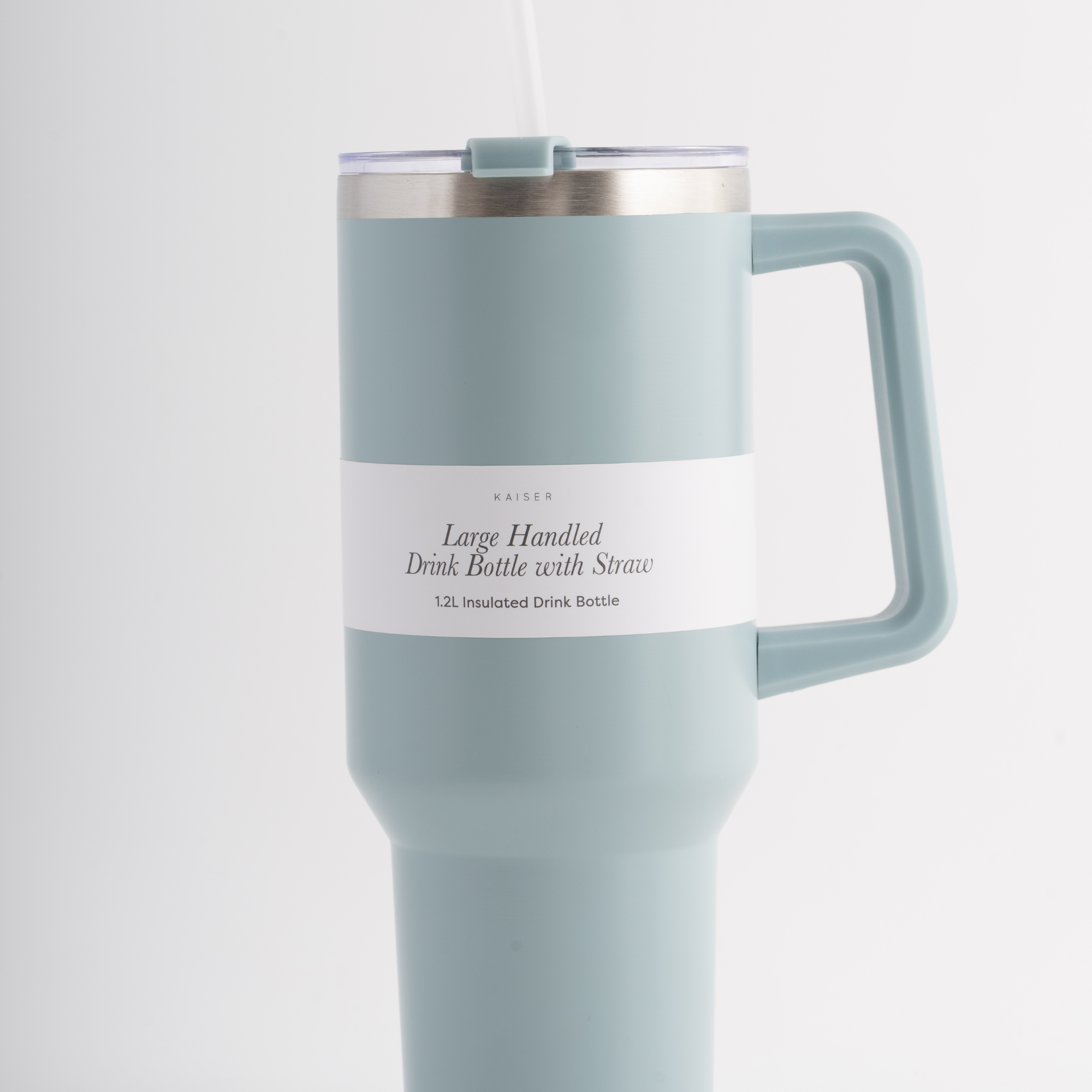 KaiserCraft House Series drikkeflaske med sugerør 1,2 l Sky