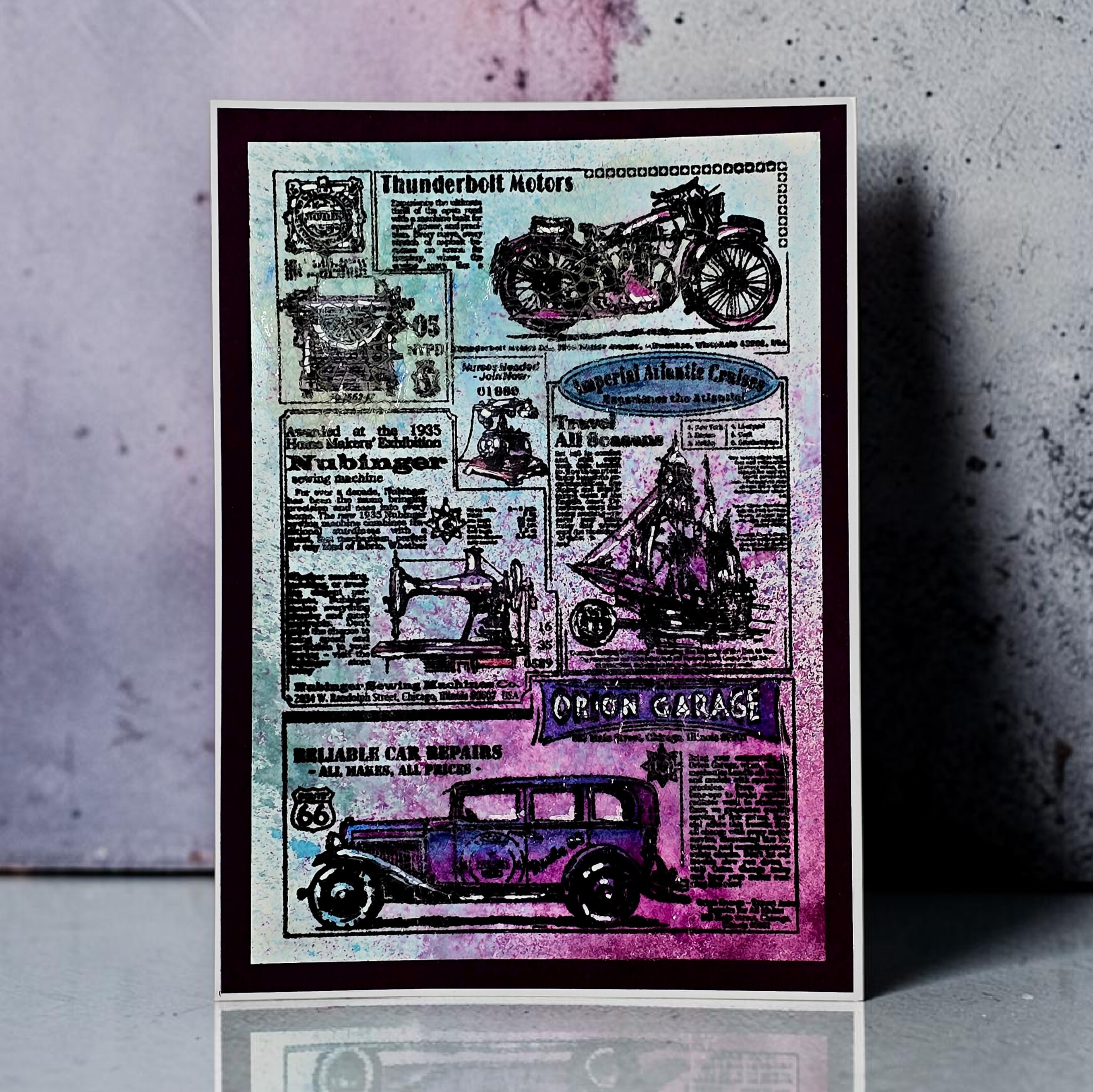 AALL & Create TP-1343 Global Gazette clearstamp A6 avis